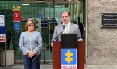 Francisco Barbosa en rueda de prensa