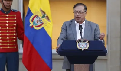 El Presidente Gustavo Petro.