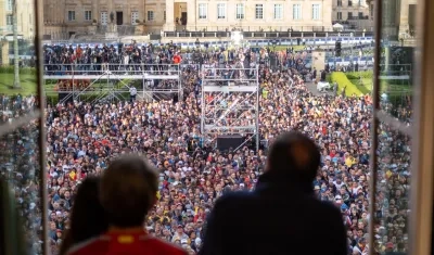 Gustavo Petro en socialización y pedagogía de las políticas de Gobierno