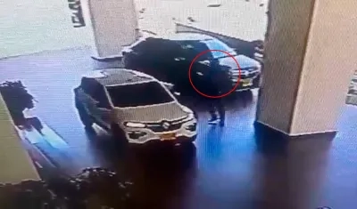 Momento del fleteo en el norte de Barranquilla. 