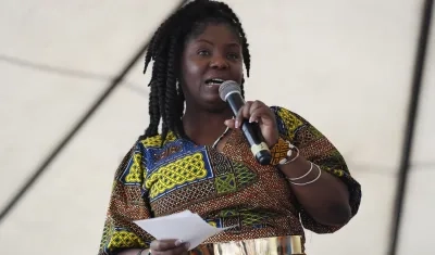 La Vicepresidenta de la Colombia, Francia Márquez.