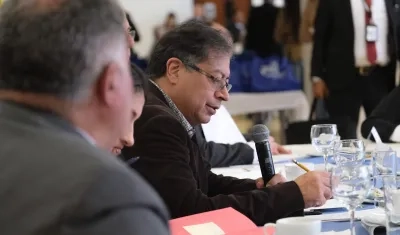 El Presidente Gustavo Petro.