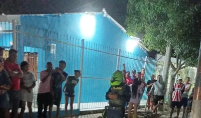 Lugar de los hechos en el barrio Los Cedros.