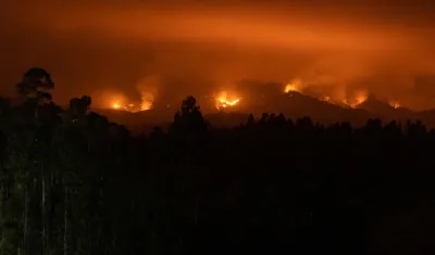 Las autoridades reportan 260 incendios activos en todo Chile.