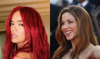 Karol G y Shakira, cantantes.