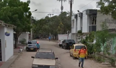 Lugar del ataque en Las Moras.