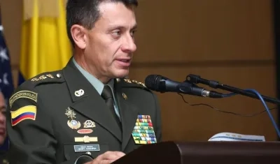 MG Henry Sanabria, Director de la Policia Nacional.