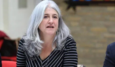 La Ministra de Vivienda, Catalina Velasco.