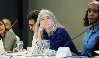 La Ministra de Vivienda, Catalina Velasco. 