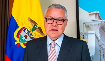 Néstor Osuna, ministro de Justicia.