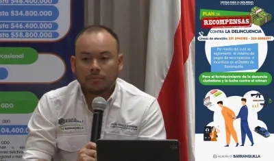 Nelson Patrón en rueda de prensa