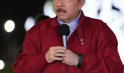 El presidente de Nicaragua, Daniel Ortega.