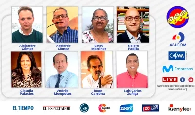Imagen de los panelistas.