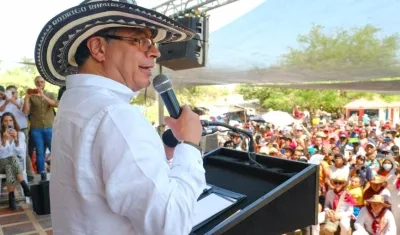 El Presidente de la República, Gustavo Petro.