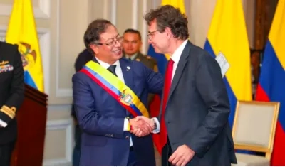 Gustavo Petro y Alejandro Gaviria.