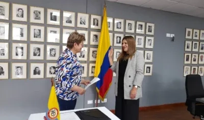 Posesión de Flor Esther Salazar.