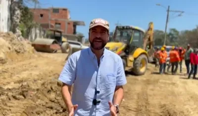 El Alcalde de Barranquilla, Jaime Pumarejo.