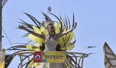La Reina del Carnaval 2023, Natalia De Castro.
