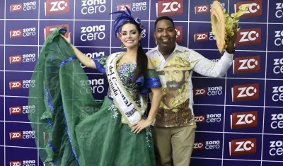 Reyes del Carnaval de Barranquilla en Canadá, Daniela Gelvez y Jimmy Barco.
