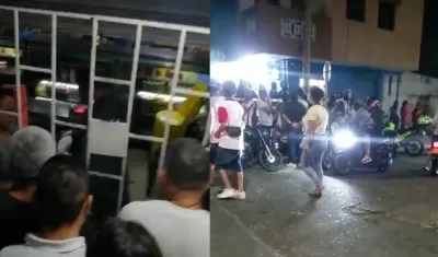 Lugar de los hechos en el barrio San Felipe.