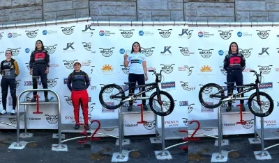 Sharid Fayad durante la premiciación.