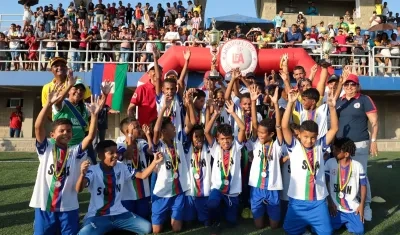 Seleccionado de Suan, campeón en la categoría 2012.