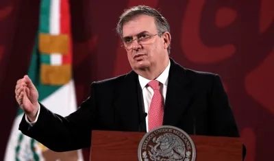 Secretario de Relaciones Exteriores de México, Marcelo Ebrard. 