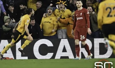 Celebración en uno de los goles.