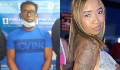 Carlos Fernández Villa, capturado, y Yared Pomares, asesinada.