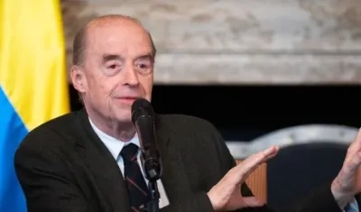 El Canciller Álvaro Leyva.