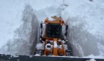 Fuertes nevadas se han registrado en los últimos días en esta región alpina.