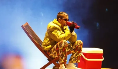 El cantante urbano Bad Bunny.