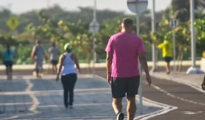 El Gran Malecón es uno de los sitios preferidos para las actividades físicas.