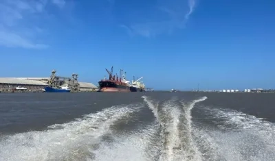 Los 9,5 metros de calados fueron autorizados del kilómetro 2 al 13.