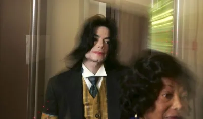 El cantante estadounidense Michael Jackson. 