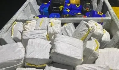La droga era transportada en una lancha langostera