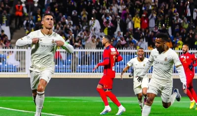 Cristiano Ronaldo completó ocho goles en cinco partidos con Al Nassr.