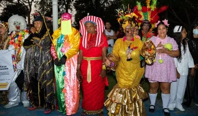 El evento de Fundicarnaval en el parque del barrio Las Mercedes