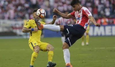 Jorge Arias en una foto de 2018 en el Junior de Barranquilla