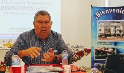 Juan Isaac Llanos, presidente de la Sociedad de psiquiatría del Atlántico