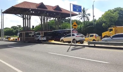 Peaje Papiros en Puerto Colombia.