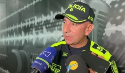  Coronel Wilson Javier Parada González, comandante de la Policía de Cartagena.