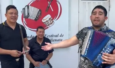 Richard Enrique Daza Flórez, de Chicago Illinois, el primer inscrito para la corona de acordeonero profesional.