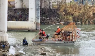 Momento del rescate.