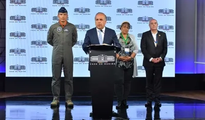 El Ministro de Transporte, Guillermo Reyes.