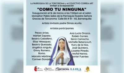 Afiche promocional de la exposición ‘Como tú ninguna’.