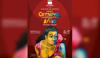 Afiche promocional del Carnaval Internacional de las Artes 2023.