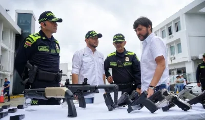 Armas incautadas