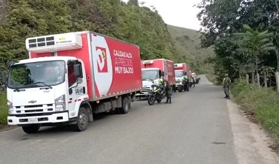 El transporte de alimentos, uno de los sectores más afectados.
