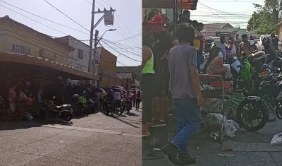 Lugar donde se presentó el ataque a bala. 